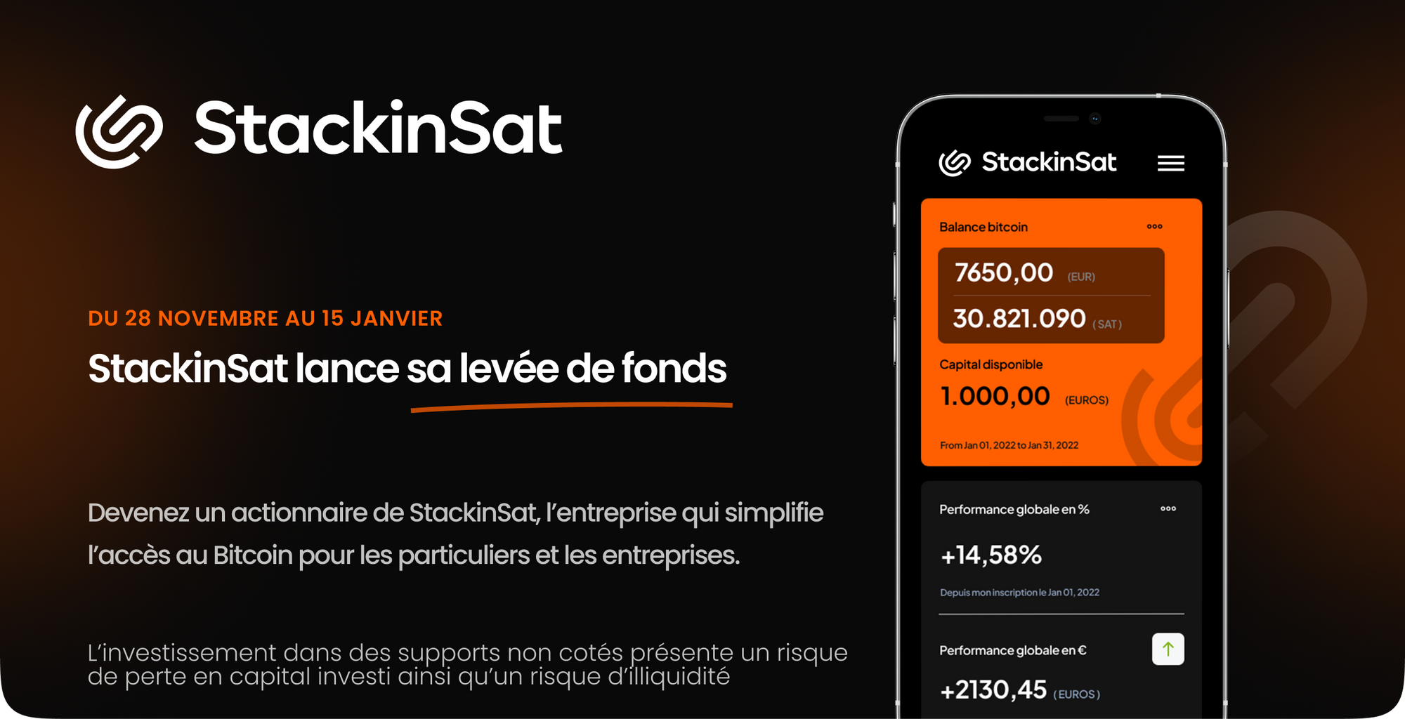 StackinSat lance sa levée de fonds Communautaire