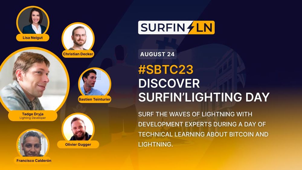Surfin' LN Day: Dive into the world of the Lightning Network at the Surfin' Bitcoin Conference post image