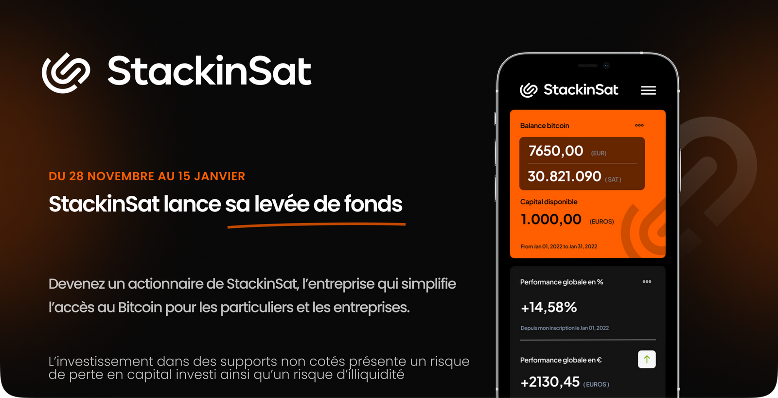 StackinSat lance sa levée de fonds Communautaire