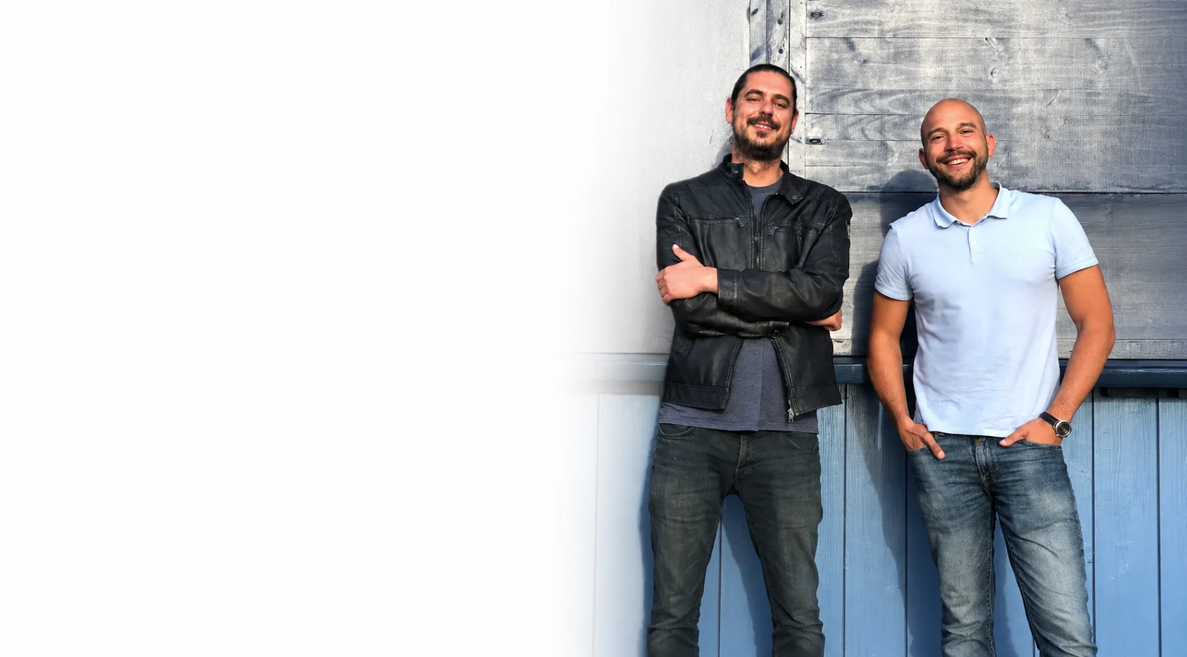 Jonathan Herscovici and Josselin Tonnellier, co-founders of StackinSat